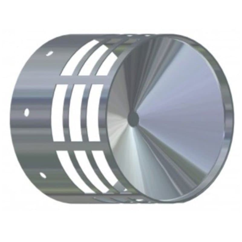 Završna kapa za izlaz dimnih gasova 80mm - Romstal EcoHeat