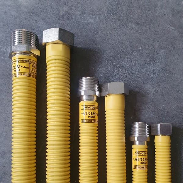 Crevo za gas prohrom 3/4", 2000mm - Atom Inđija