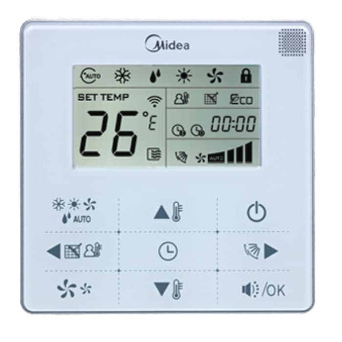 Midea KJR-29B1/BK-E, zidni zicani termostat